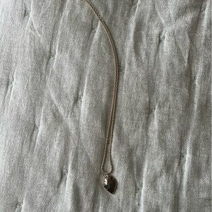 Kendra Scott Long Necklace with gold metal stone